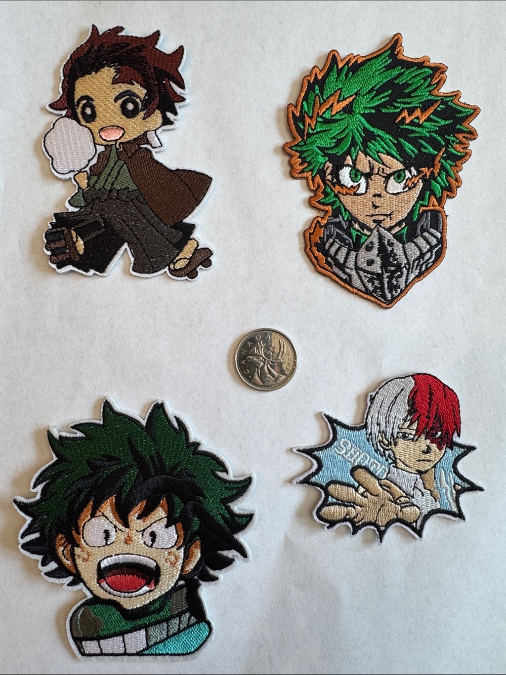 Anime Character my hero academia  Embroidered Iron-On Patches
